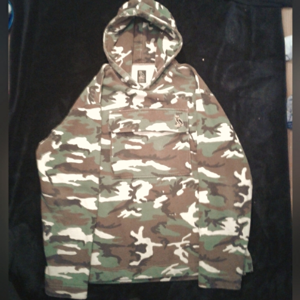 Very Own Drake OG Gold Owl Hoodie Tigar Camo Embroidered Size XXL